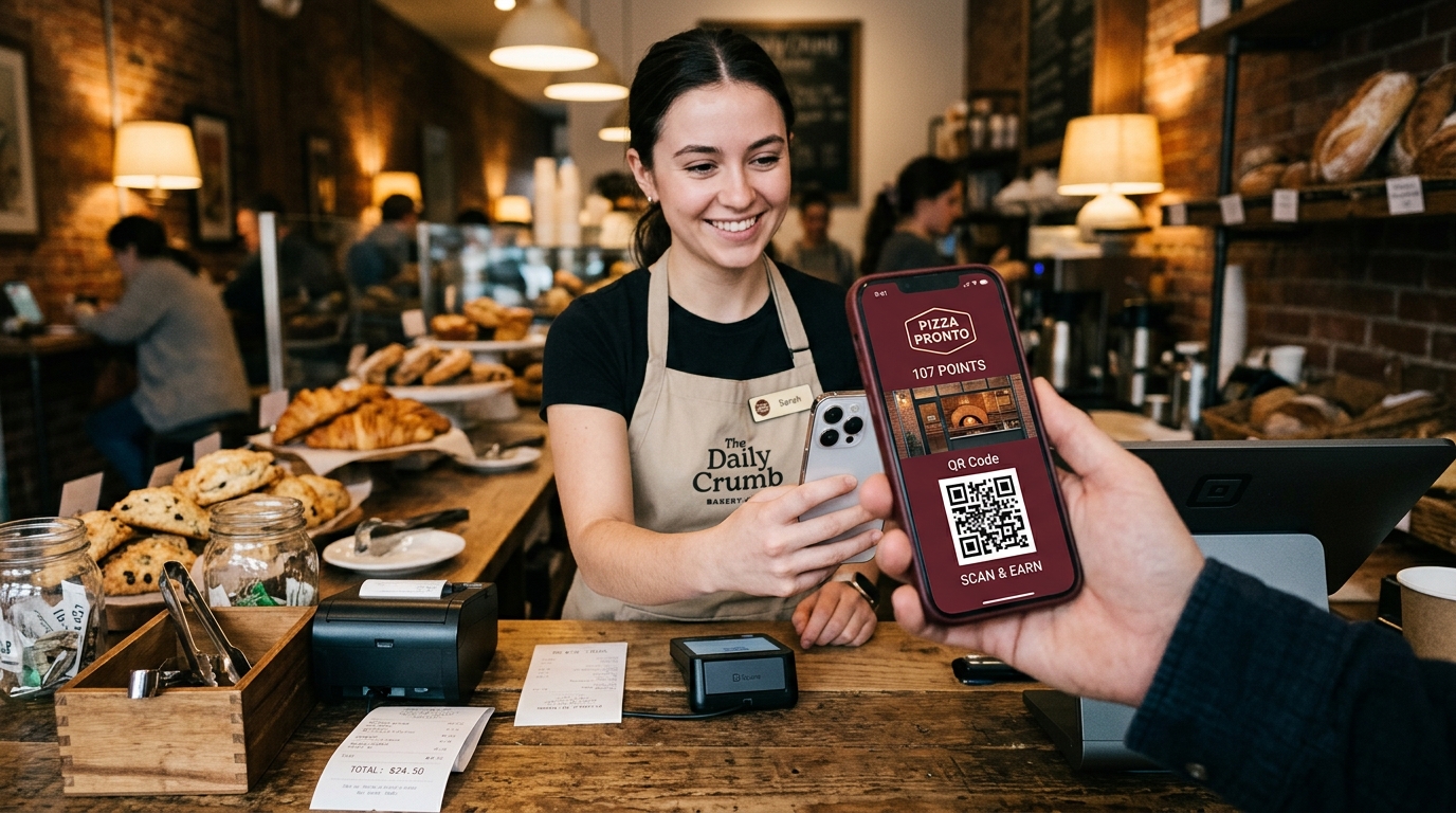 Distributeurs de caisse et fidélité mobile Wallet